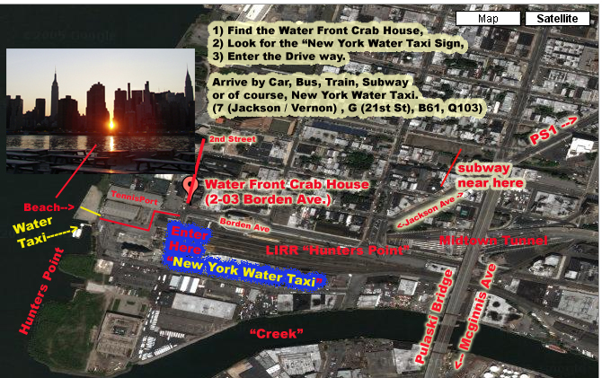 Annotated 2005 Water Taxi Beach map