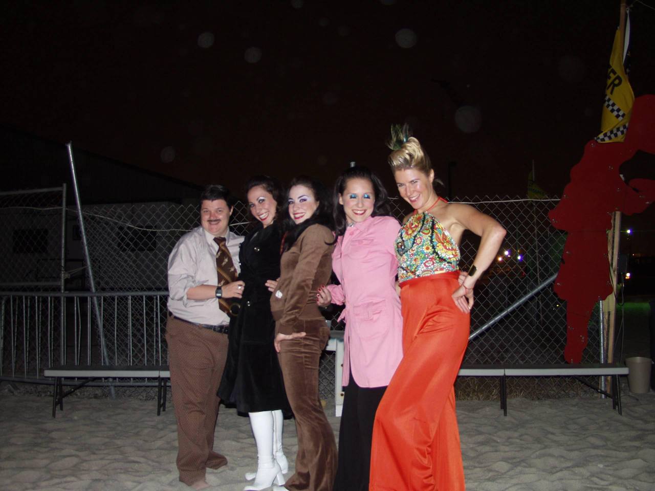 Murray Hill and the Dazzle Dancers performing at Water Taxi Beach